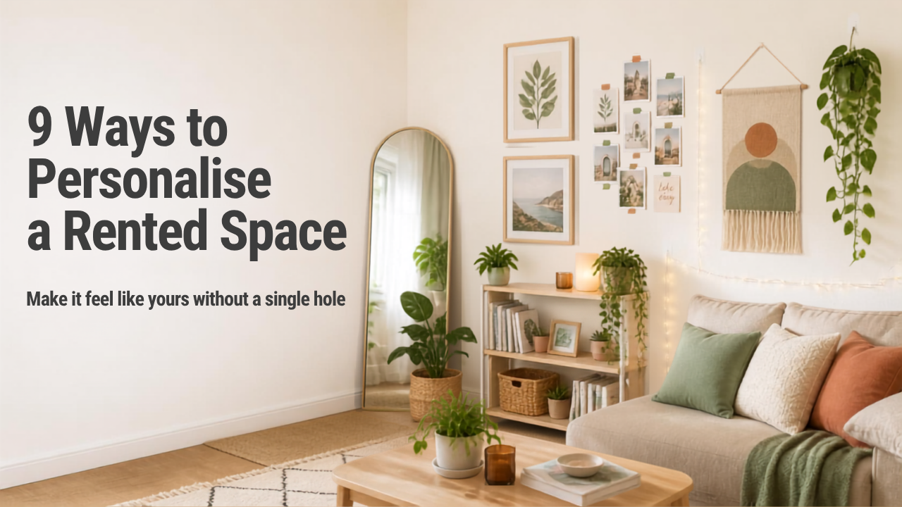 Renter-friendly wall decor ideas with no damage